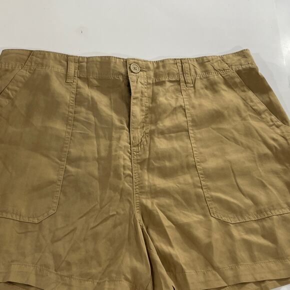 NWT Social Standard Sanctuary Anthro Shorts Hiking Camp Camel Size XXL - Picture 2 of 10